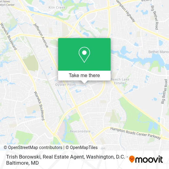 Trish Borowski, Real Estate Agent map