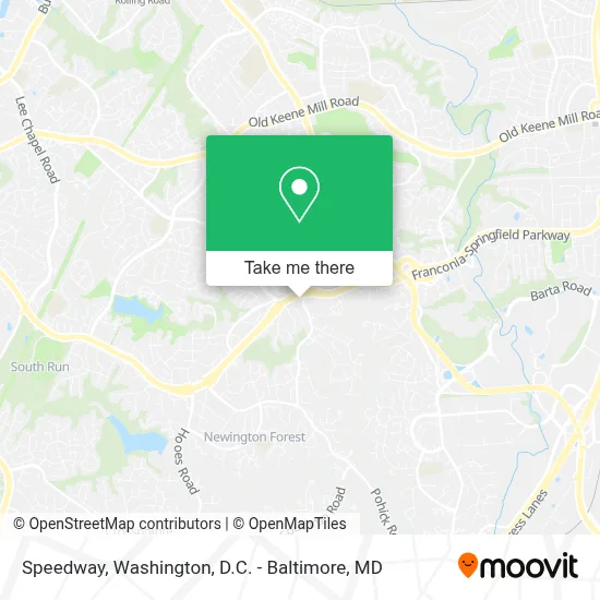 Speedway map