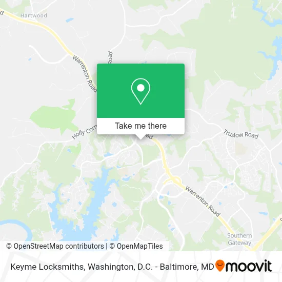 Keyme Locksmiths map