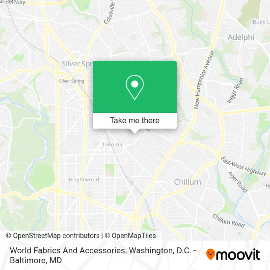 World Fabrics And Accessories map