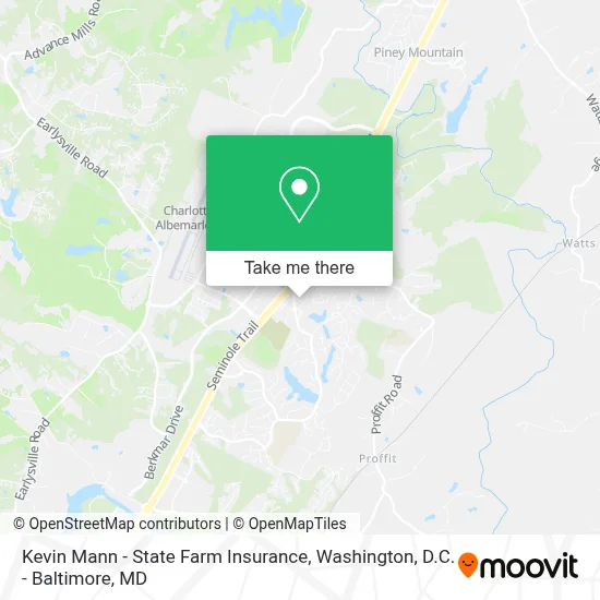 Kevin Mann - State Farm Insurance map