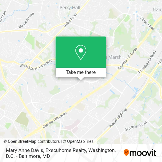 Mary Anne Davis, Execuhome Realty map