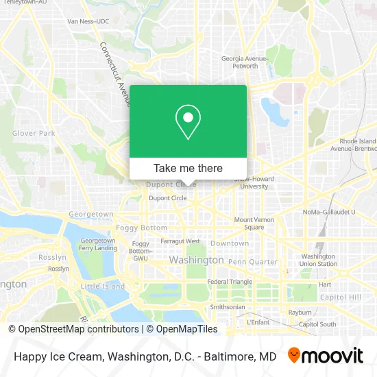 Happy Ice Cream map