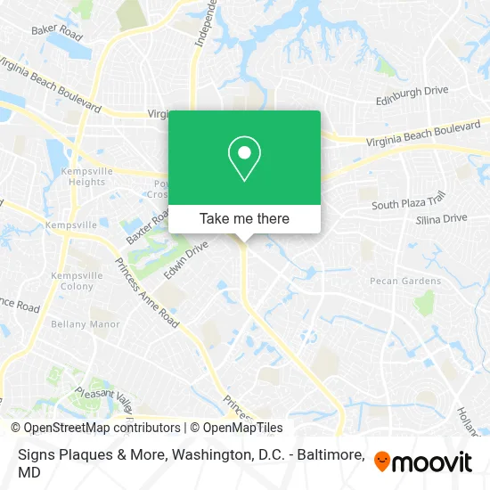 Signs Plaques & More map