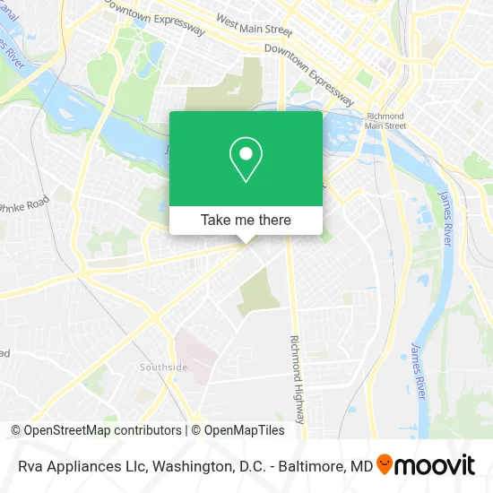 Rva Appliances Llc map