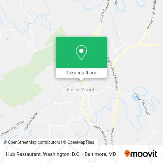 Hub Restaurant map