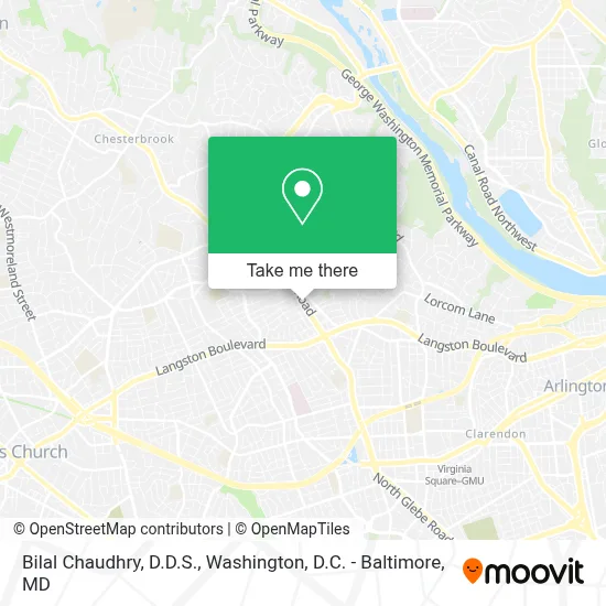 Bilal Chaudhry, D.D.S. map