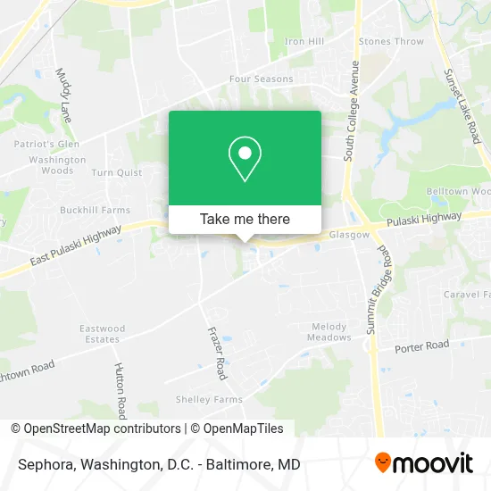 Sephora map
