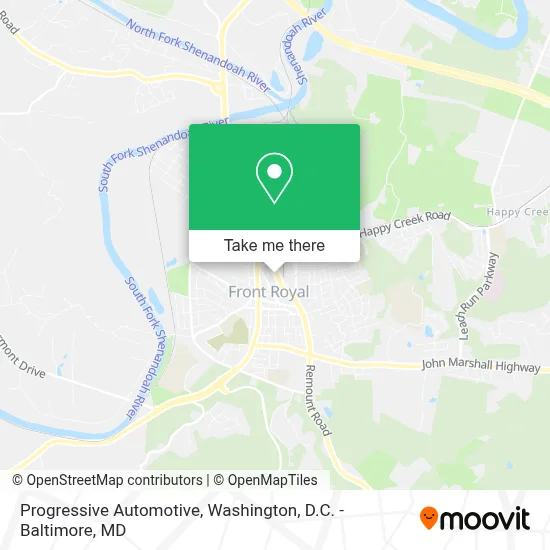 Progressive Automotive map