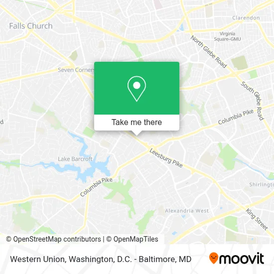 Western Union map