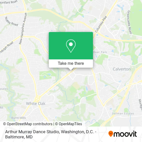 Arthur Murray Dance Studio map