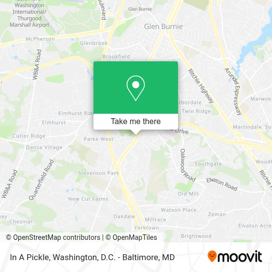 In A Pickle map