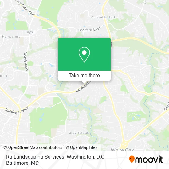 Rg Landscaping Services map