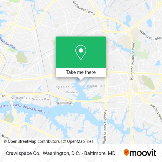 Crawlspace Co. map