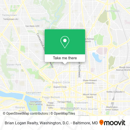 Brian Logan Realty map