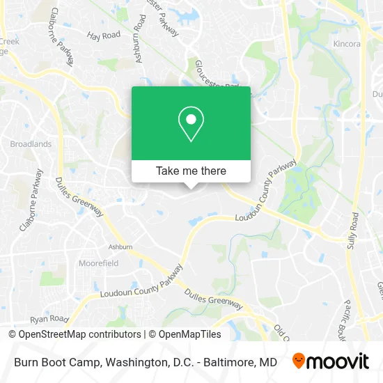 Burn Boot Camp map