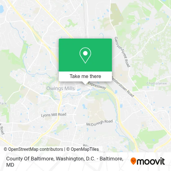 County Of Baltimore map