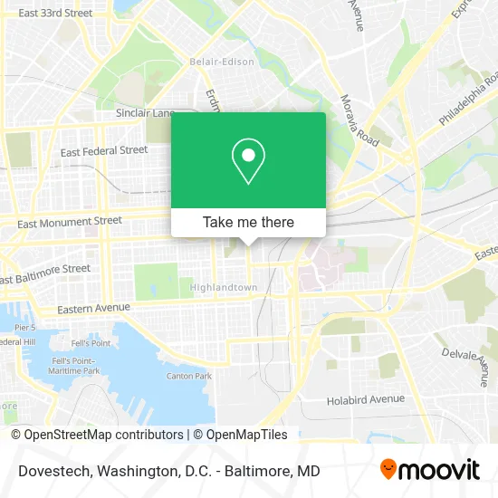 Dovestech map