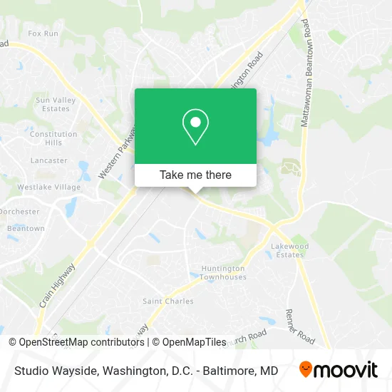 Studio Wayside map