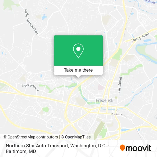 Northern Star Auto Transport map