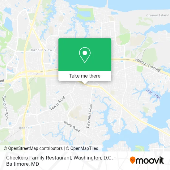 Checkers Family Restaurant map