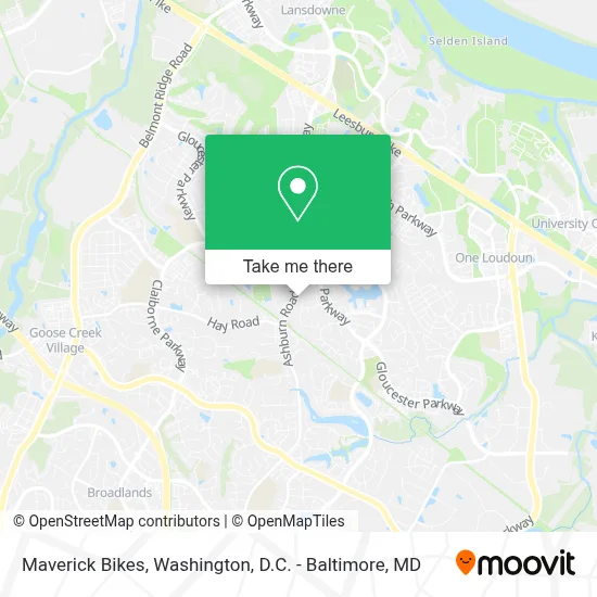 Maverick Bikes map