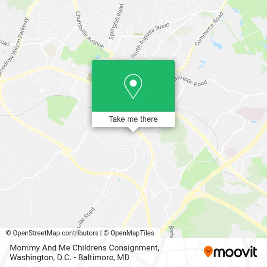 Mommy And Me Childrens Consignment map