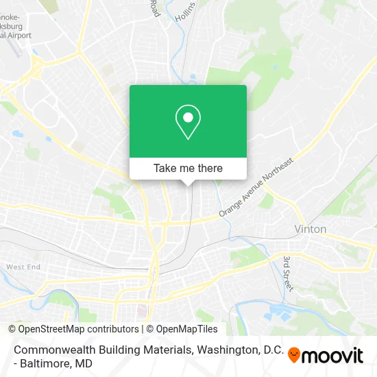 Commonwealth Building Materials map