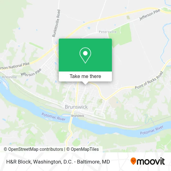 H&R Block map