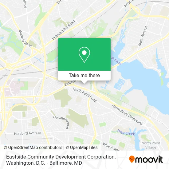 Eastside Community Development Corporation map