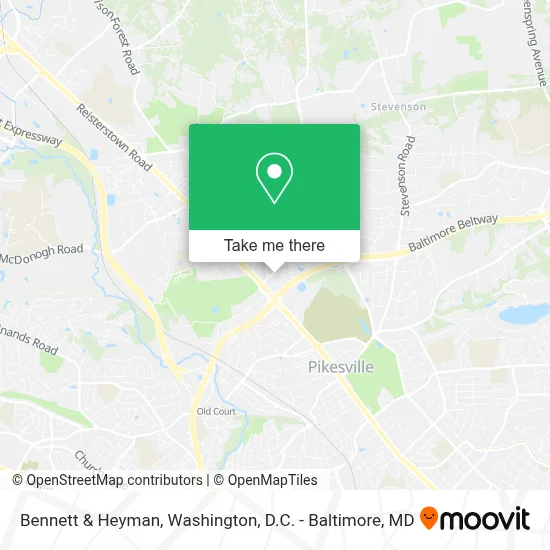 Bennett & Heyman map