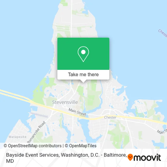 Bayside Event Services map