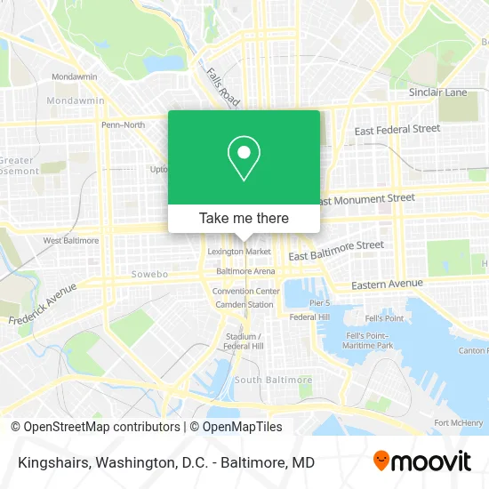 Kingshairs map