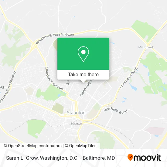 Sarah L. Grow map