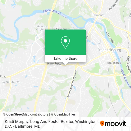Kristi Murphy, Long And Foster Realtor map
