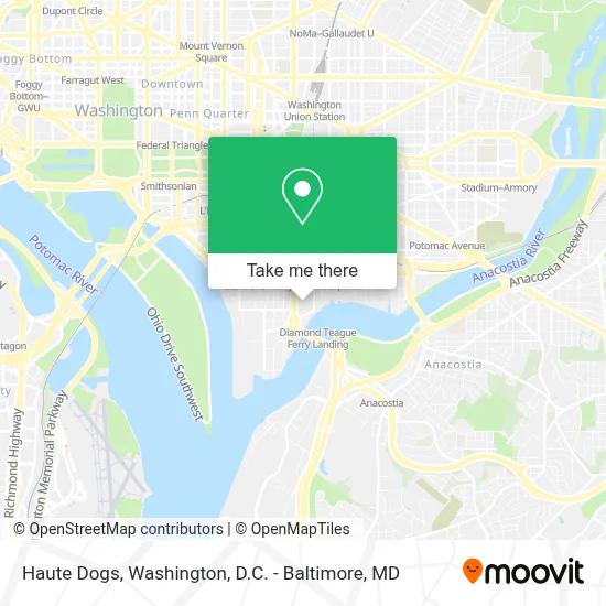 Haute Dogs map