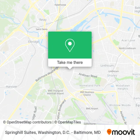 Springhill Suites map