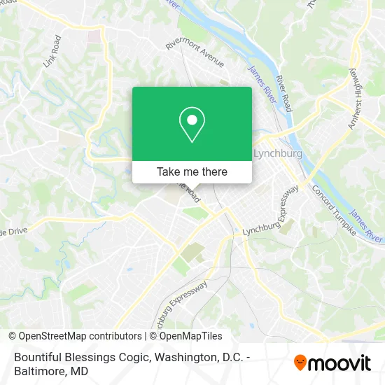 Bountiful Blessings Cogic map