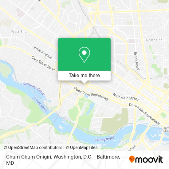 Chum Chum Onigiri map