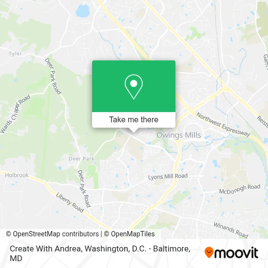 Create With Andrea map