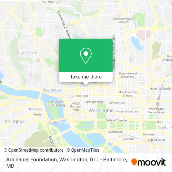 Adenauer Foundation map