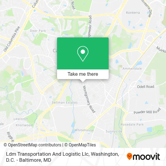 Ldm Transportation And Logistic Llc map