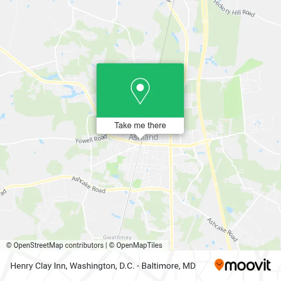 Henry Clay Inn map