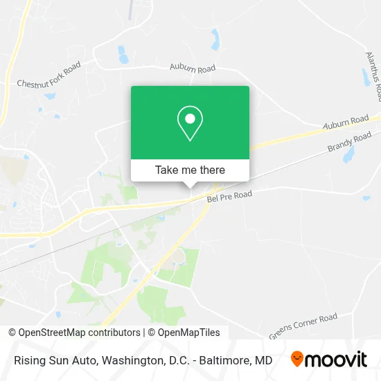 Rising Sun Auto map