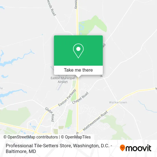 Professional Tile-Setters Store map