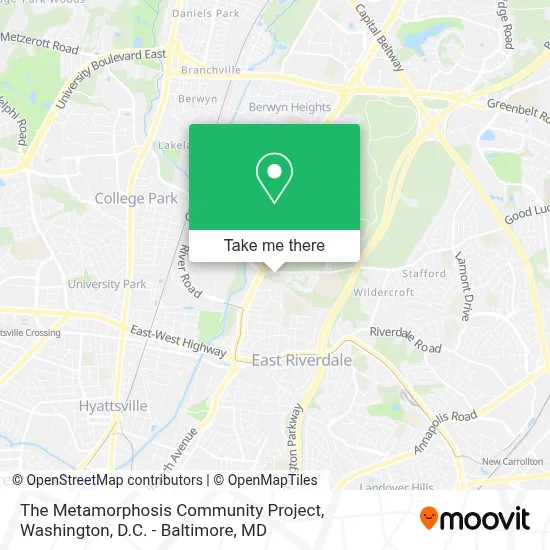 The Metamorphosis Community Project map