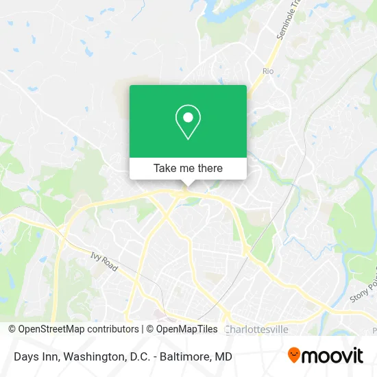 Days Inn map