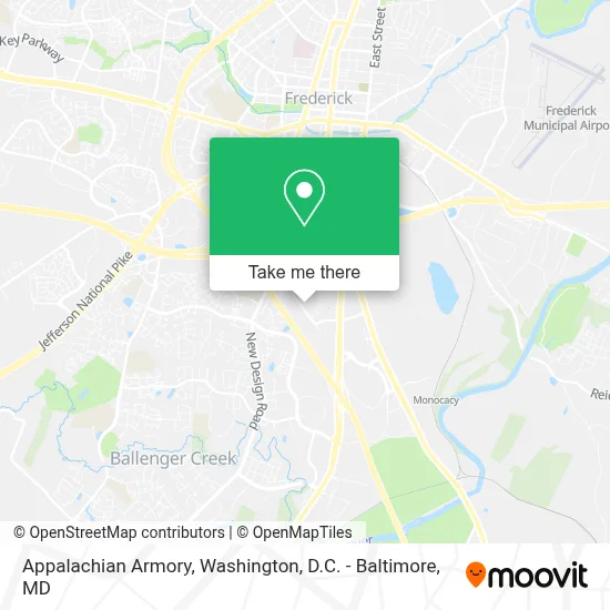 Appalachian Armory map