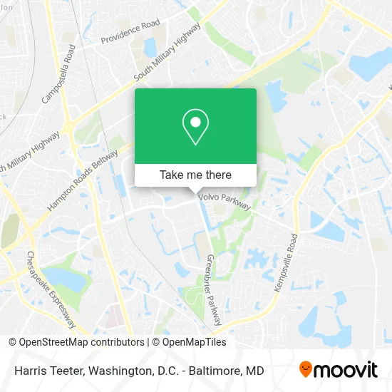 Harris Teeter map
