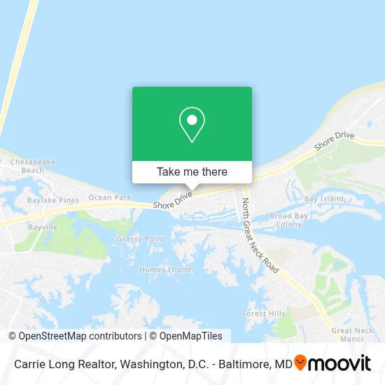 Carrie Long Realtor map
